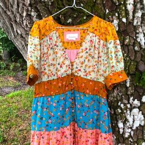 Like new maxi dress. Made in India, dress is 100% cotton, lining 100% modal.